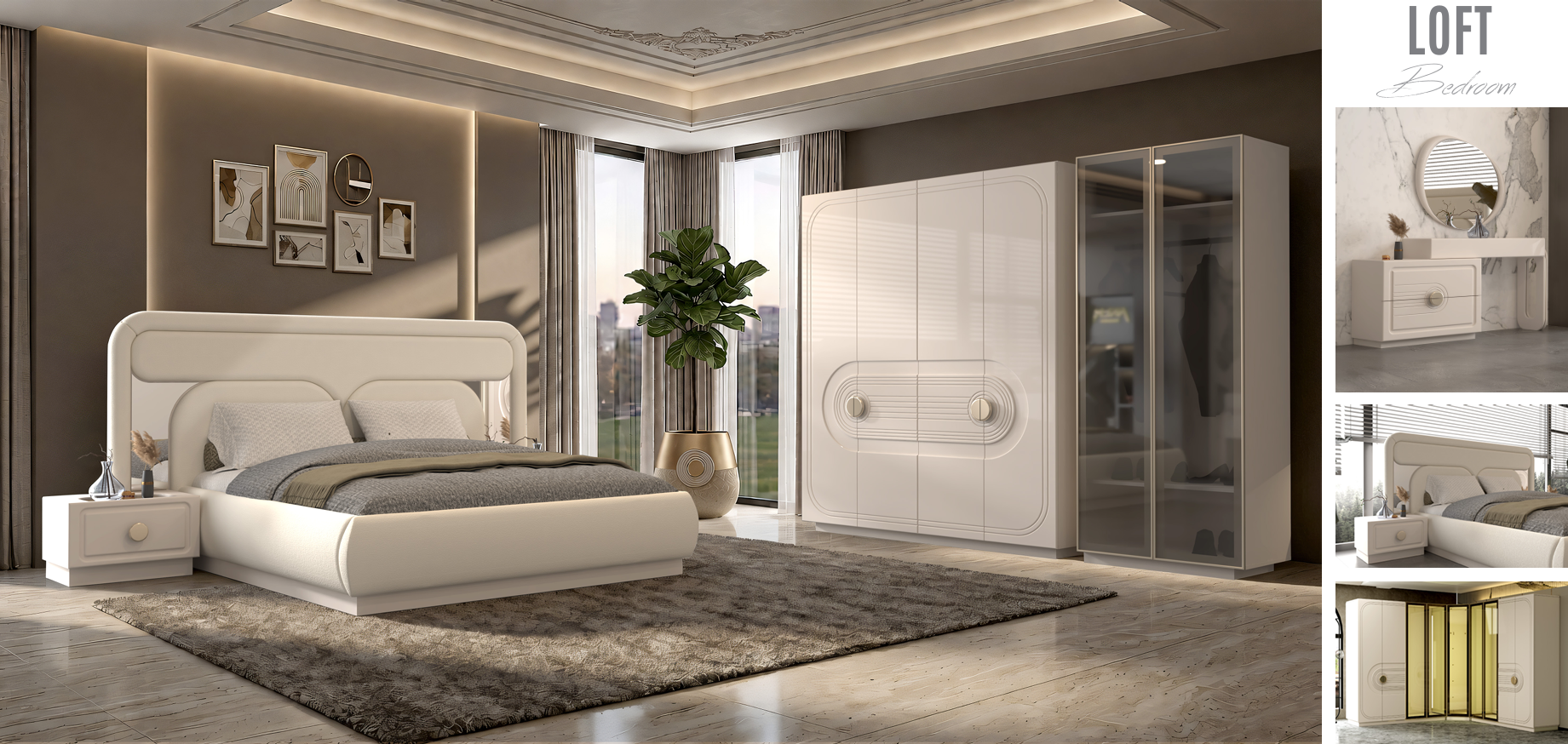 Loft Yatak Odası Takımı