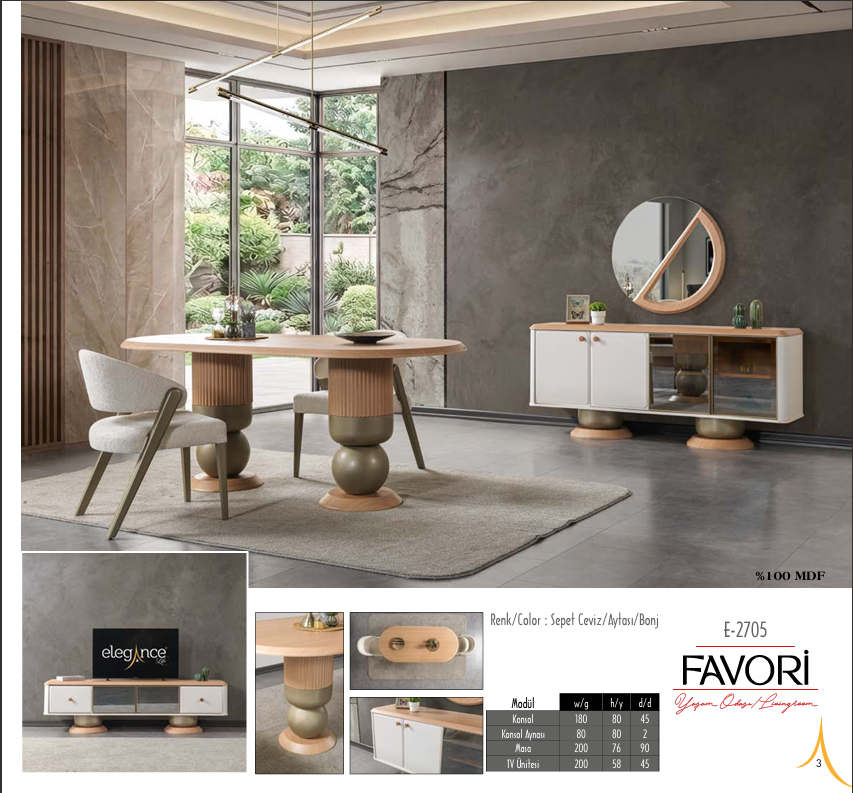 Favori Yemek Odası Takımı