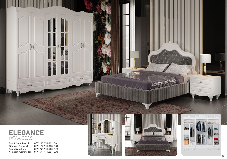 Elegance Yatak Odası Takımı