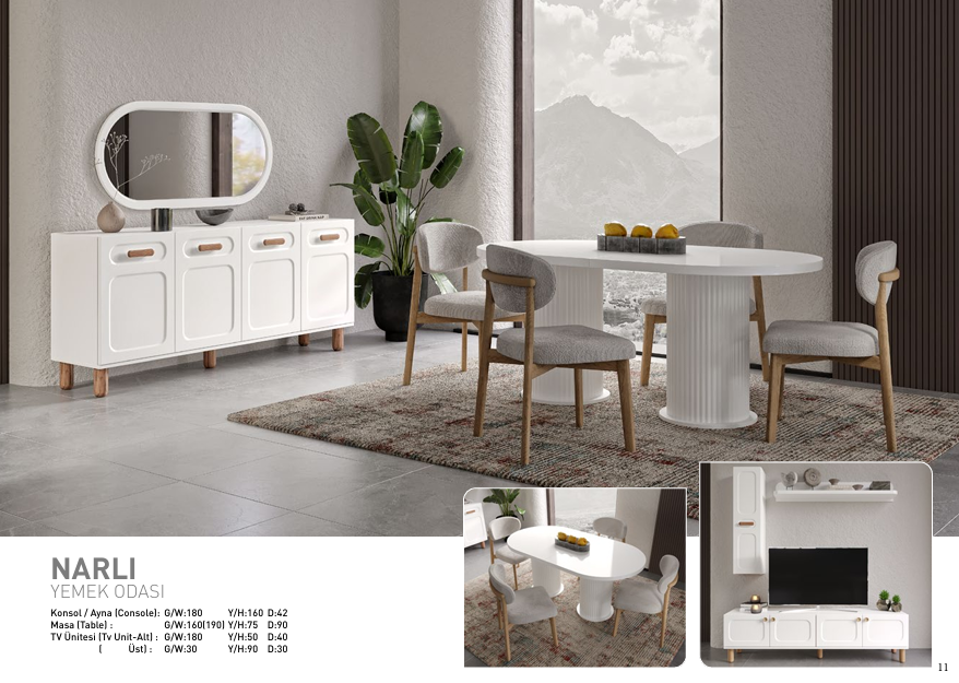 Narlı Yemek Odası Takımı