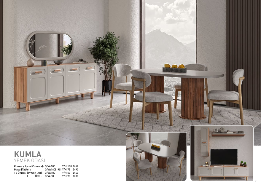 Kumla Yemek Odası Takımı