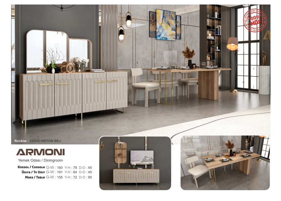 Armoni Yemek Odası Takımı